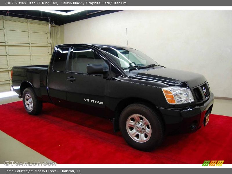 Galaxy Black / Graphite Black/Titanium 2007 Nissan Titan XE King Cab