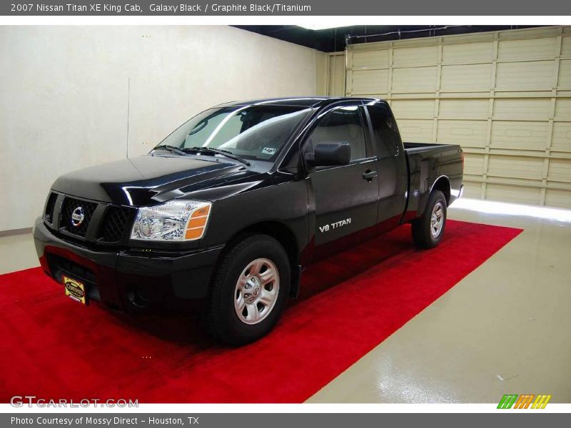 Galaxy Black / Graphite Black/Titanium 2007 Nissan Titan XE King Cab