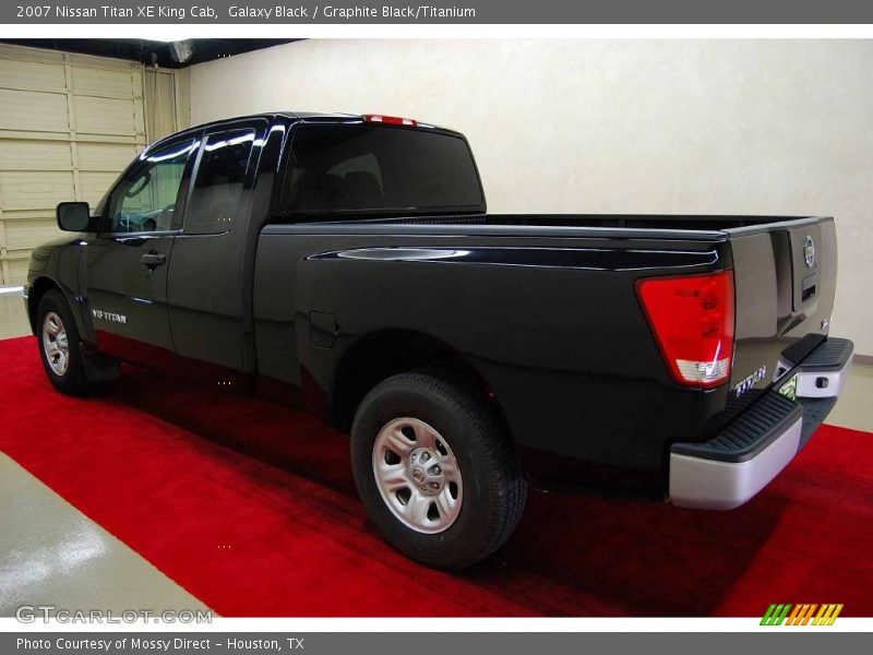 Galaxy Black / Graphite Black/Titanium 2007 Nissan Titan XE King Cab