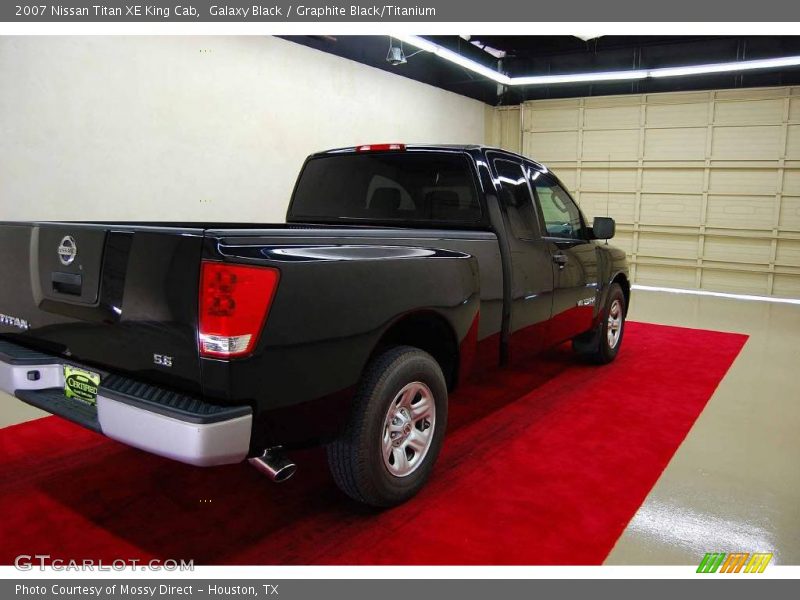 Galaxy Black / Graphite Black/Titanium 2007 Nissan Titan XE King Cab