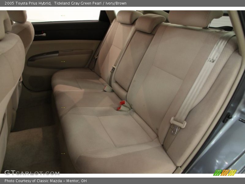 Tideland Gray Green Pearl / Ivory/Brown 2005 Toyota Prius Hybrid