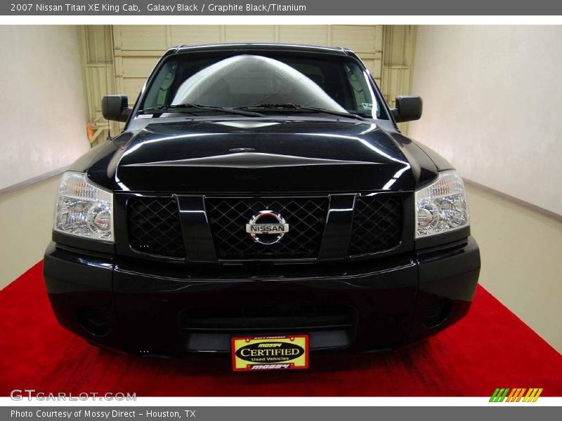 Galaxy Black / Graphite Black/Titanium 2007 Nissan Titan XE King Cab