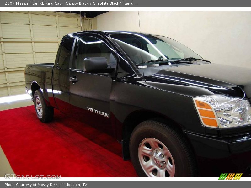 Galaxy Black / Graphite Black/Titanium 2007 Nissan Titan XE King Cab