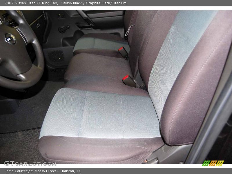 Galaxy Black / Graphite Black/Titanium 2007 Nissan Titan XE King Cab
