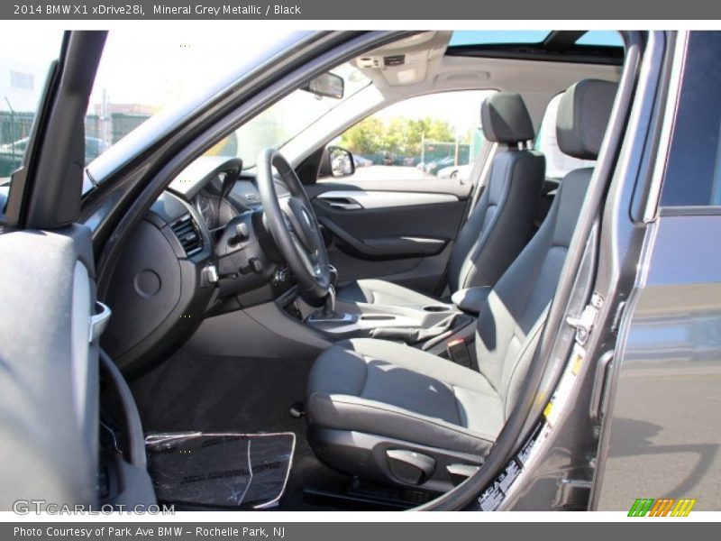 Mineral Grey Metallic / Black 2014 BMW X1 xDrive28i
