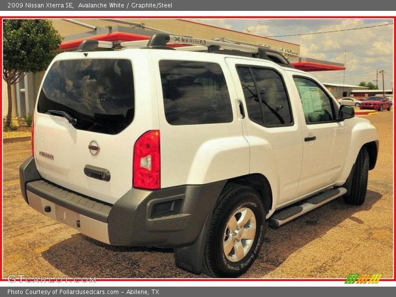 Avalanche White / Graphite/Steel 2009 Nissan Xterra SE