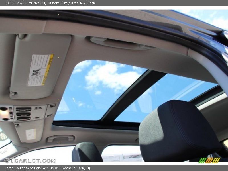 Mineral Grey Metallic / Black 2014 BMW X1 xDrive28i