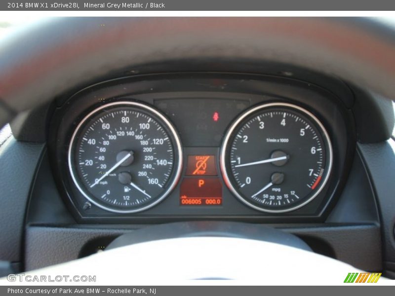 Mineral Grey Metallic / Black 2014 BMW X1 xDrive28i
