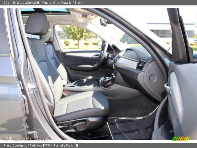 Mineral Grey Metallic / Black 2014 BMW X1 xDrive28i
