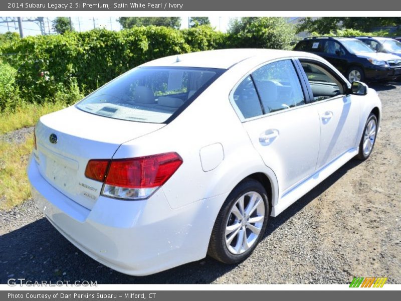 Satin White Pearl / Ivory 2014 Subaru Legacy 2.5i Premium