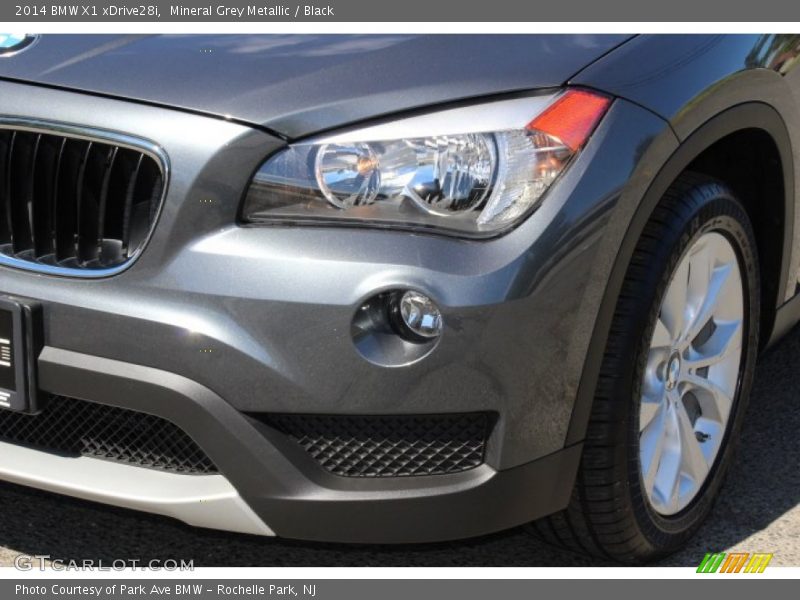Mineral Grey Metallic / Black 2014 BMW X1 xDrive28i