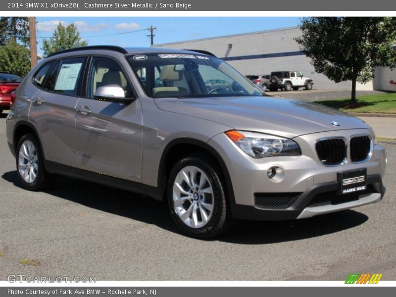 Cashmere Silver Metallic / Sand Beige 2014 BMW X1 xDrive28i