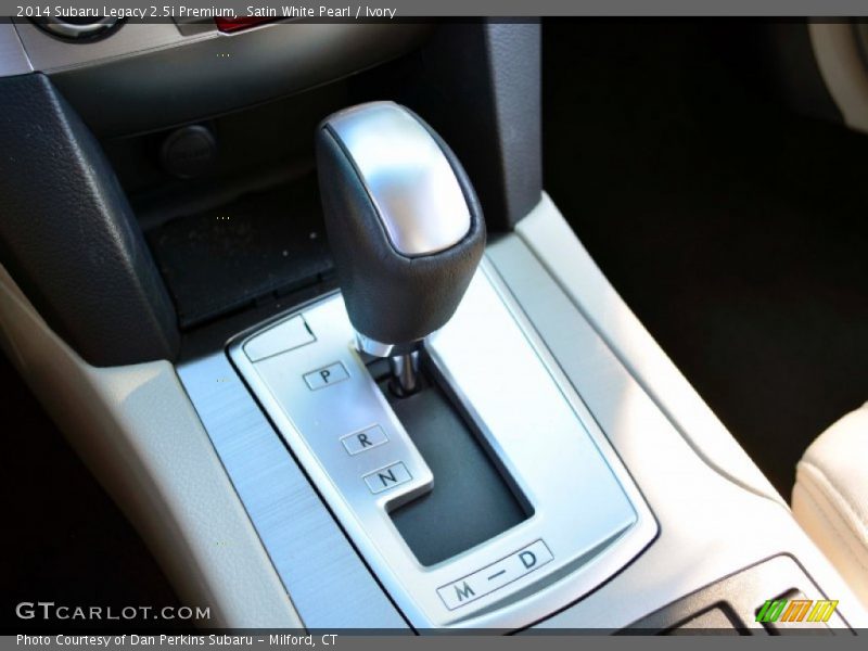 Satin White Pearl / Ivory 2014 Subaru Legacy 2.5i Premium