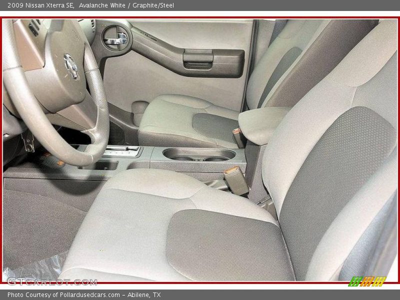 Avalanche White / Graphite/Steel 2009 Nissan Xterra SE