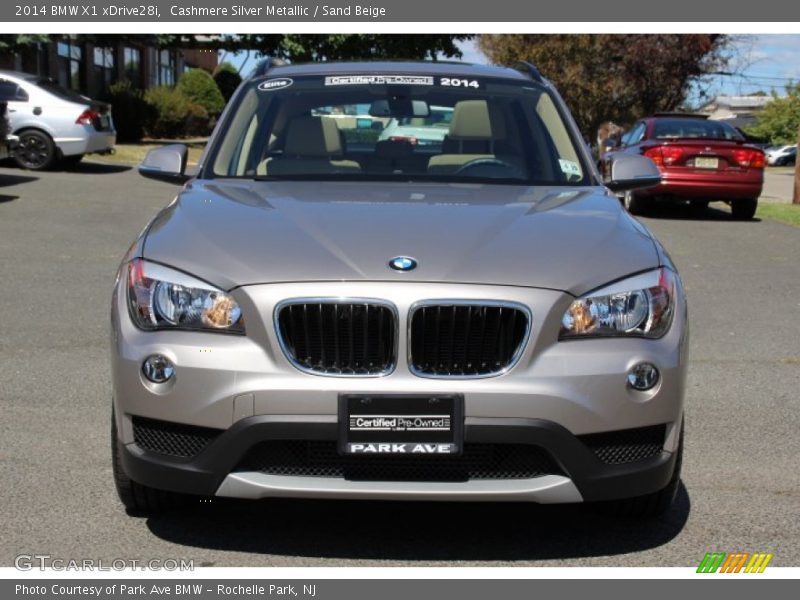 Cashmere Silver Metallic / Sand Beige 2014 BMW X1 xDrive28i