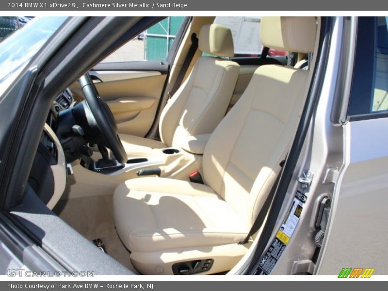 Cashmere Silver Metallic / Sand Beige 2014 BMW X1 xDrive28i