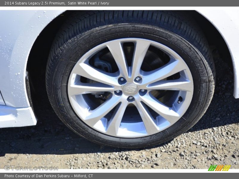 Satin White Pearl / Ivory 2014 Subaru Legacy 2.5i Premium