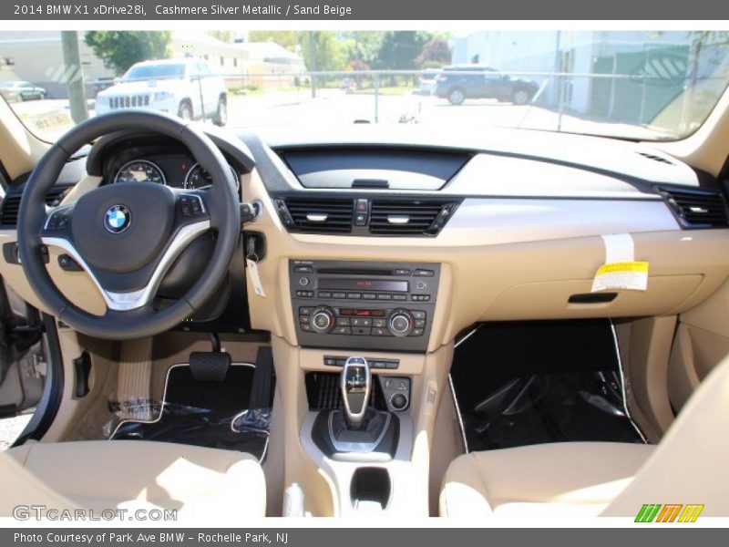 Cashmere Silver Metallic / Sand Beige 2014 BMW X1 xDrive28i
