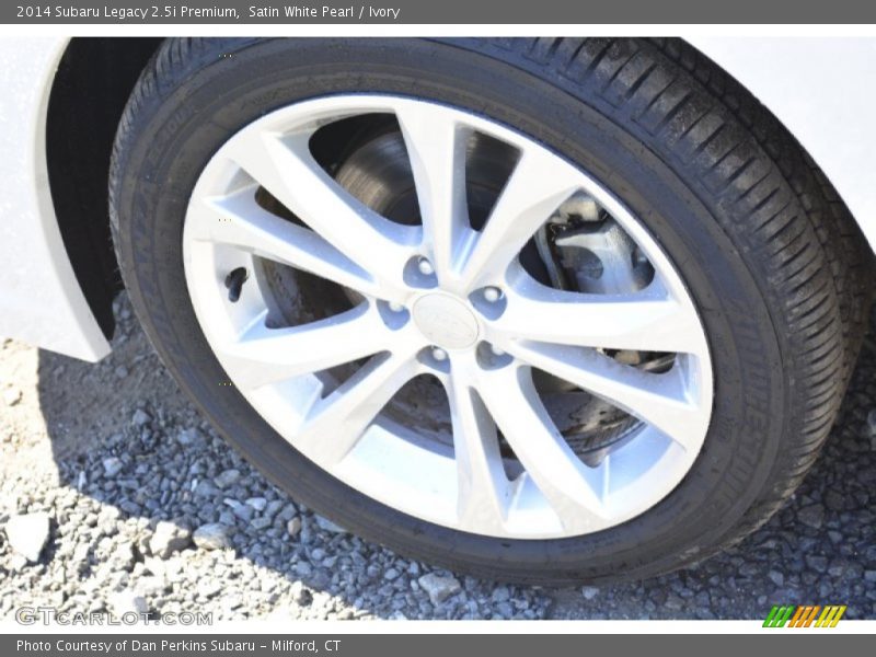 Satin White Pearl / Ivory 2014 Subaru Legacy 2.5i Premium