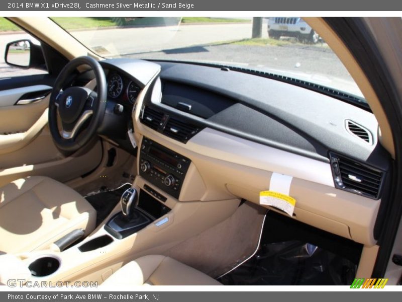 Cashmere Silver Metallic / Sand Beige 2014 BMW X1 xDrive28i