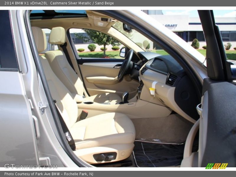 Cashmere Silver Metallic / Sand Beige 2014 BMW X1 xDrive28i
