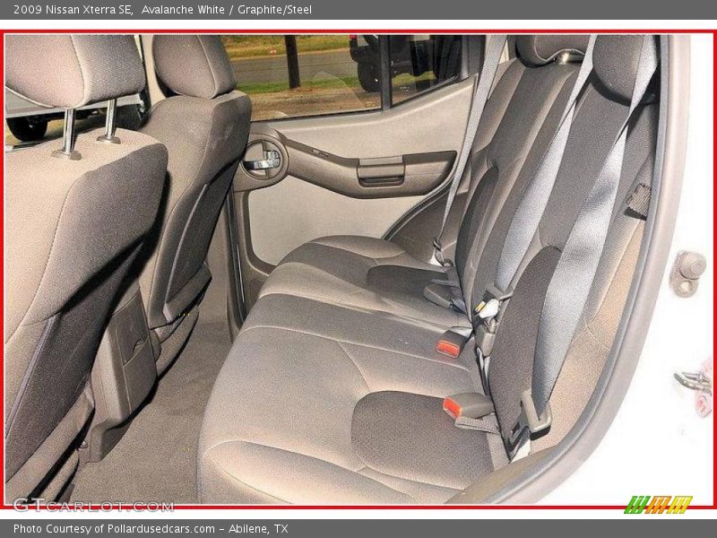 Avalanche White / Graphite/Steel 2009 Nissan Xterra SE