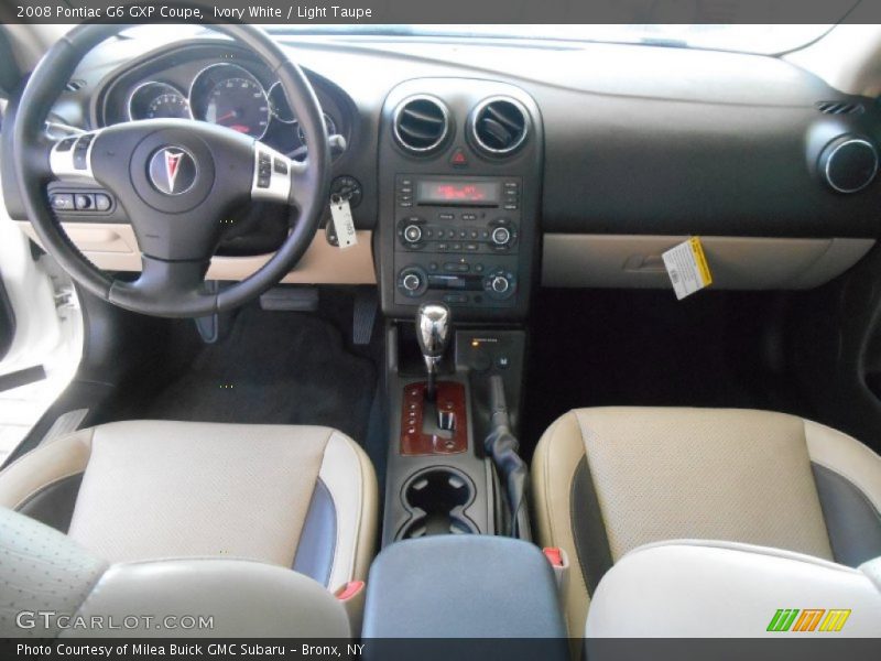 Ivory White / Light Taupe 2008 Pontiac G6 GXP Coupe