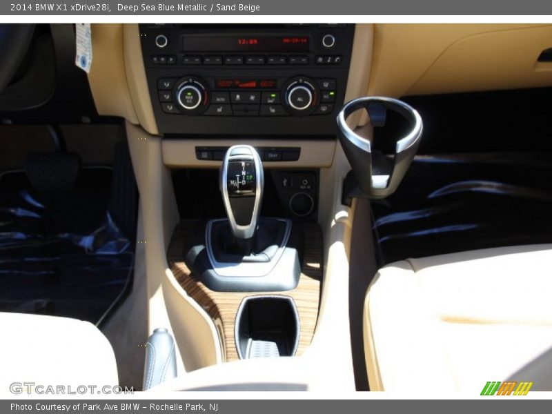 Deep Sea Blue Metallic / Sand Beige 2014 BMW X1 xDrive28i