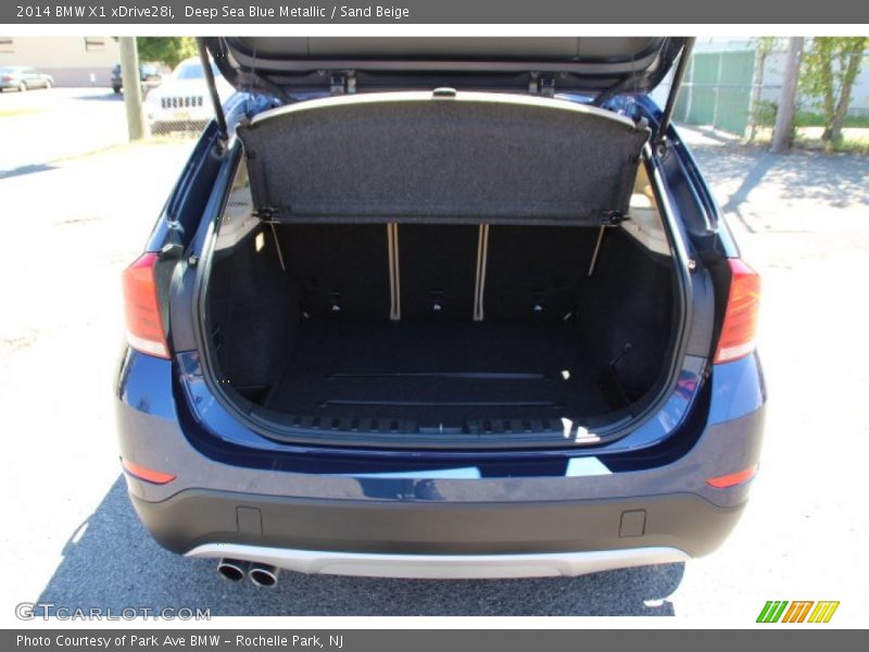 Deep Sea Blue Metallic / Sand Beige 2014 BMW X1 xDrive28i