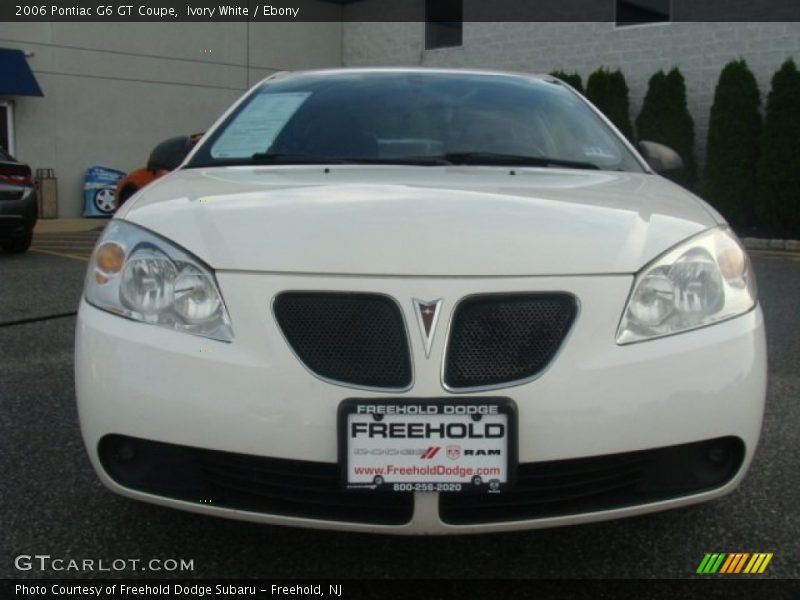 Ivory White / Ebony 2006 Pontiac G6 GT Coupe
