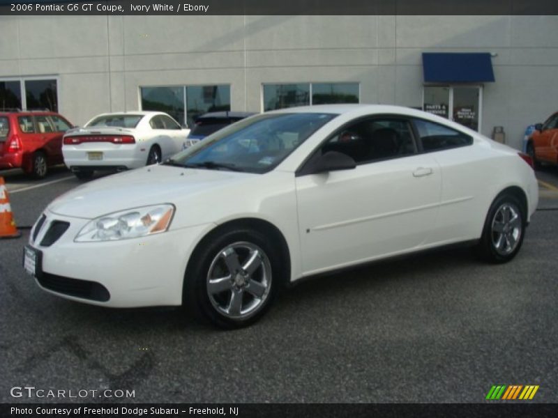 Ivory White / Ebony 2006 Pontiac G6 GT Coupe