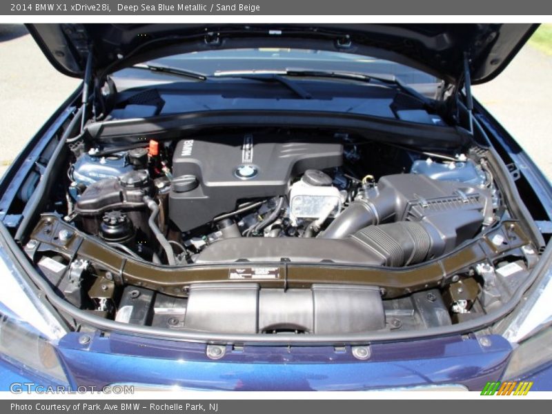 Deep Sea Blue Metallic / Sand Beige 2014 BMW X1 xDrive28i