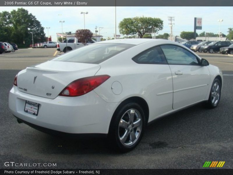 Ivory White / Ebony 2006 Pontiac G6 GT Coupe