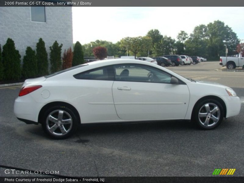 Ivory White / Ebony 2006 Pontiac G6 GT Coupe