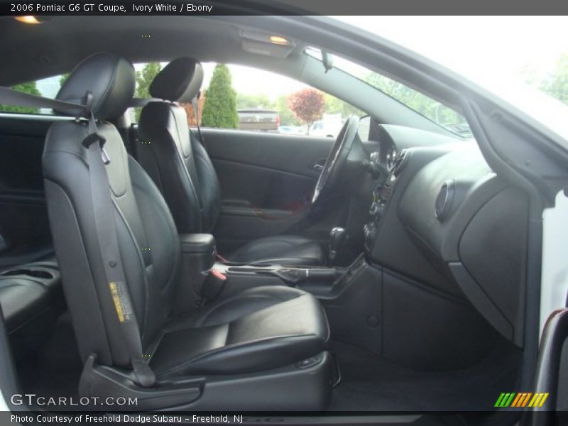 Ivory White / Ebony 2006 Pontiac G6 GT Coupe