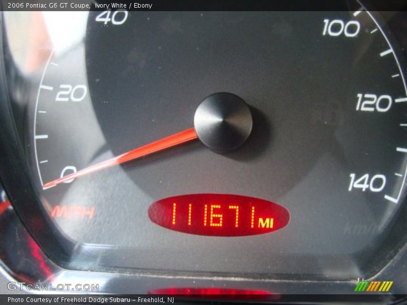 Ivory White / Ebony 2006 Pontiac G6 GT Coupe