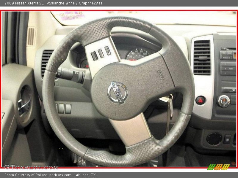 Avalanche White / Graphite/Steel 2009 Nissan Xterra SE