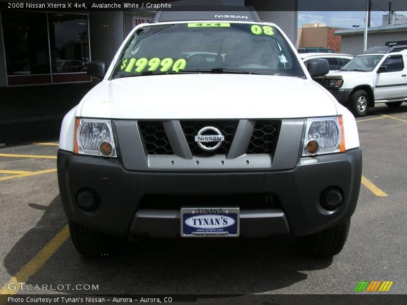 Avalanche White / Graphite 2008 Nissan Xterra X 4x4