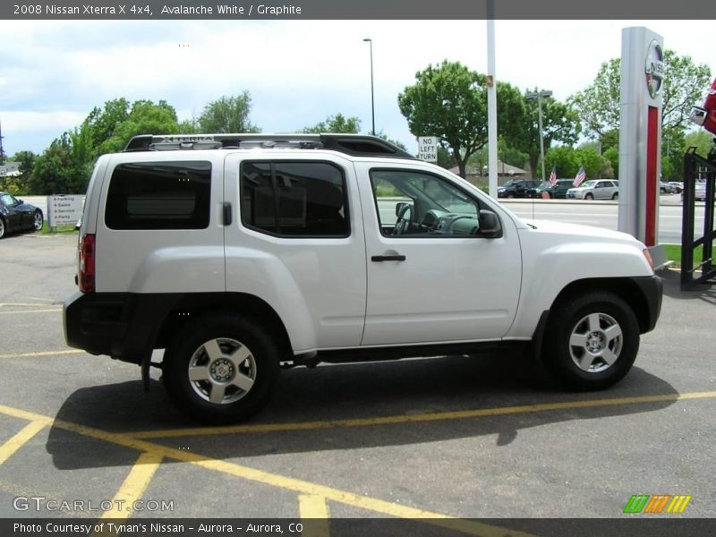 Avalanche White / Graphite 2008 Nissan Xterra X 4x4