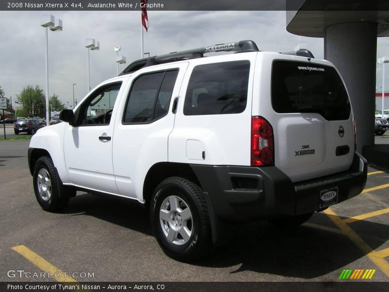Avalanche White / Graphite 2008 Nissan Xterra X 4x4