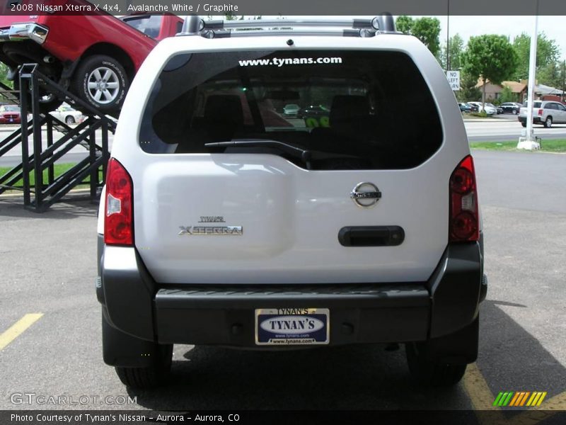 Avalanche White / Graphite 2008 Nissan Xterra X 4x4