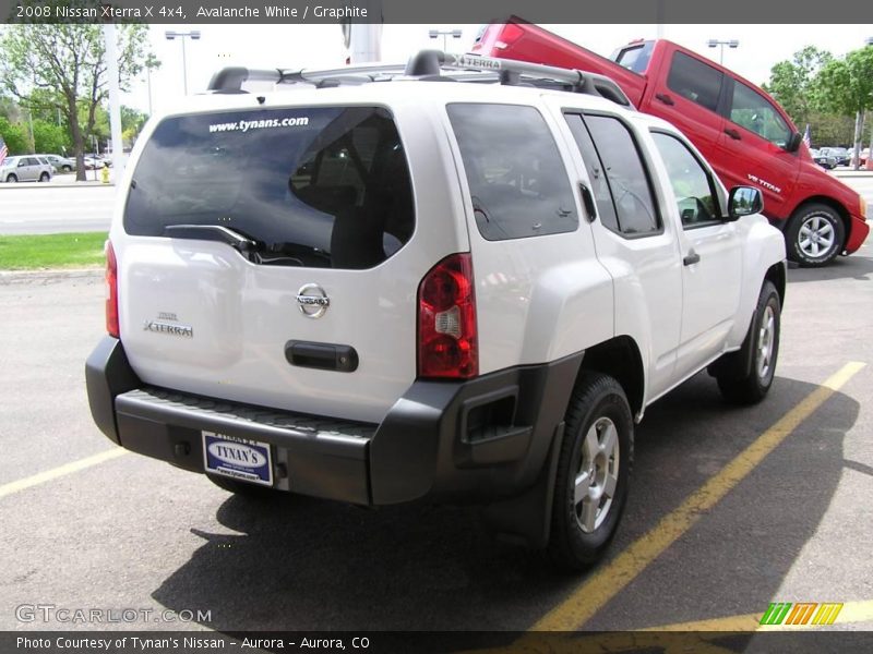 Avalanche White / Graphite 2008 Nissan Xterra X 4x4