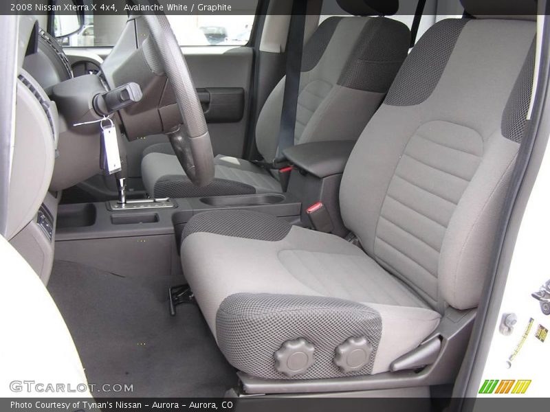 Avalanche White / Graphite 2008 Nissan Xterra X 4x4