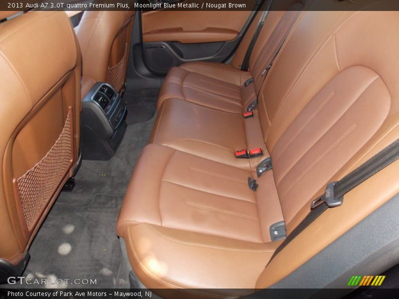 Moonlight Blue Metallic / Nougat Brown 2013 Audi A7 3.0T quattro Premium Plus