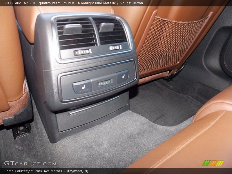 Moonlight Blue Metallic / Nougat Brown 2013 Audi A7 3.0T quattro Premium Plus