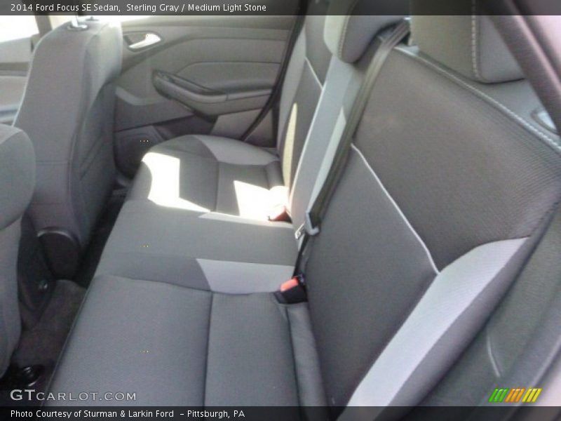 Sterling Gray / Medium Light Stone 2014 Ford Focus SE Sedan