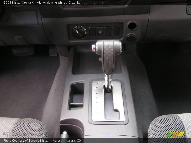 Avalanche White / Graphite 2008 Nissan Xterra X 4x4
