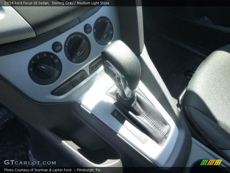 Sterling Gray / Medium Light Stone 2014 Ford Focus SE Sedan