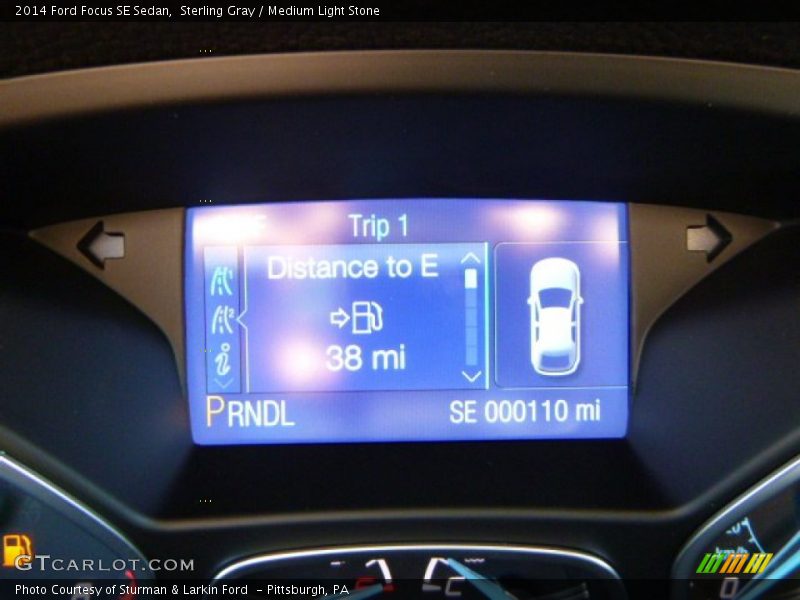 Sterling Gray / Medium Light Stone 2014 Ford Focus SE Sedan