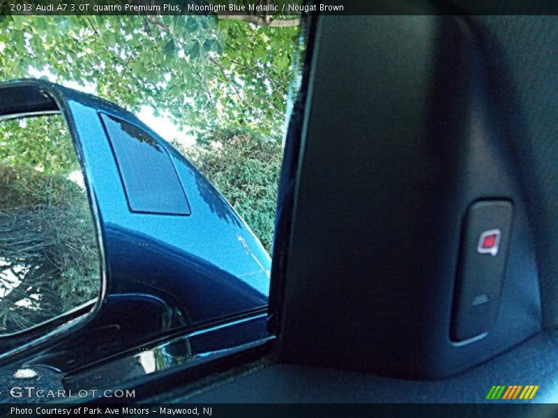 Moonlight Blue Metallic / Nougat Brown 2013 Audi A7 3.0T quattro Premium Plus